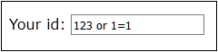 SQL injection example